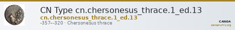 CN Type cn.chersonesus_thrace.1_ed.13 — CANOA