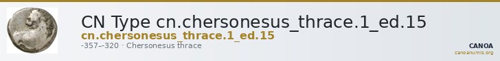 CN Type cn.chersonesus_thrace.1_ed.15 — CANOA