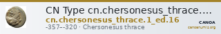 CN Type cn.chersonesus_thrace.1_ed.16 — CANOA