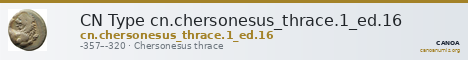 CN Type cn.chersonesus_thrace.1_ed.16 — CANOA