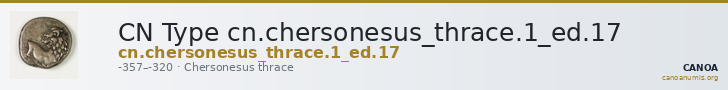 CN Type cn.chersonesus_thrace.1_ed.17 — CANOA