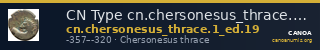 CN Type cn.chersonesus_thrace.1_ed.19 — CANOA