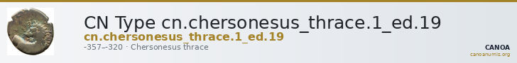 CN Type cn.chersonesus_thrace.1_ed.19 — CANOA