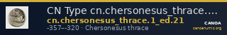 CN Type cn.chersonesus_thrace.1_ed.21 — CANOA