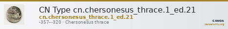 CN Type cn.chersonesus_thrace.1_ed.21 — CANOA