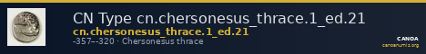 CN Type cn.chersonesus_thrace.1_ed.21 — CANOA