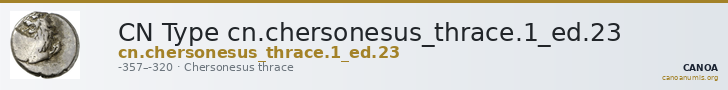 CN Type cn.chersonesus_thrace.1_ed.23 — CANOA