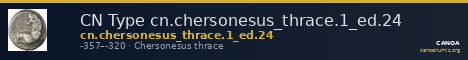 CN Type cn.chersonesus_thrace.1_ed.24 — CANOA