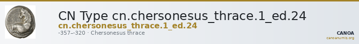 CN Type cn.chersonesus_thrace.1_ed.24 — CANOA