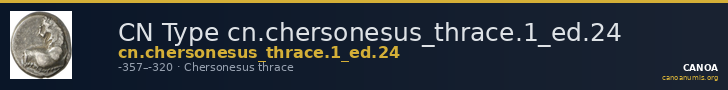 CN Type cn.chersonesus_thrace.1_ed.24 — CANOA