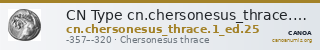 CN Type cn.chersonesus_thrace.1_ed.25 — CANOA