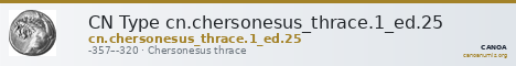 CN Type cn.chersonesus_thrace.1_ed.25 — CANOA