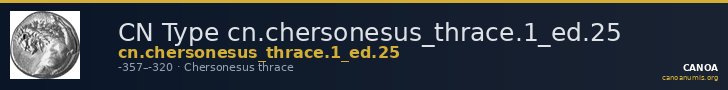 CN Type cn.chersonesus_thrace.1_ed.25 — CANOA