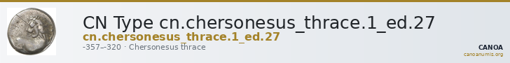 CN Type cn.chersonesus_thrace.1_ed.27 — CANOA