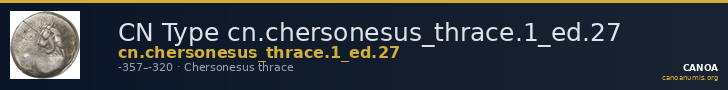 CN Type cn.chersonesus_thrace.1_ed.27 — CANOA
