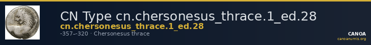 CN Type cn.chersonesus_thrace.1_ed.28 — CANOA