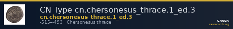 CN Type cn.chersonesus_thrace.1_ed.3 — CANOA