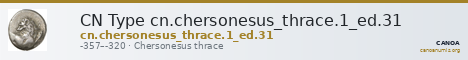 CN Type cn.chersonesus_thrace.1_ed.31 — CANOA