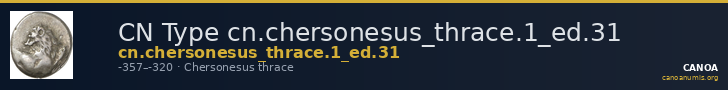 CN Type cn.chersonesus_thrace.1_ed.31 — CANOA