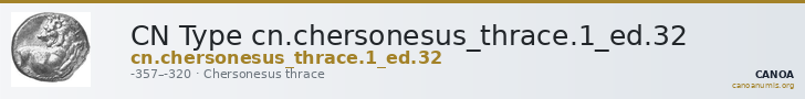 CN Type cn.chersonesus_thrace.1_ed.32 — CANOA