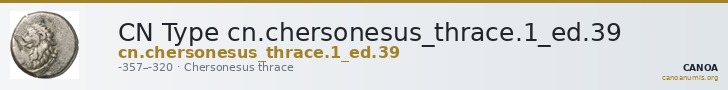 CN Type cn.chersonesus_thrace.1_ed.39 — CANOA