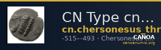 CN Type cn.chersonesus_thrace.1_ed.4 — CANOA