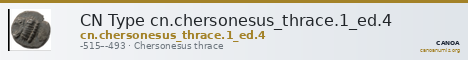 CN Type cn.chersonesus_thrace.1_ed.4 — CANOA