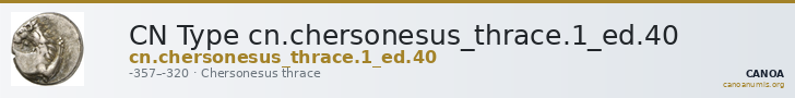 CN Type cn.chersonesus_thrace.1_ed.40 — CANOA