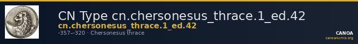 CN Type cn.chersonesus_thrace.1_ed.42 — CANOA