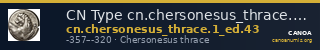 CN Type cn.chersonesus_thrace.1_ed.43 — CANOA