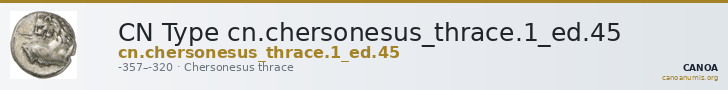 CN Type cn.chersonesus_thrace.1_ed.45 — CANOA