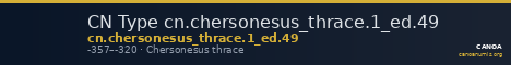 CN Type cn.chersonesus_thrace.1_ed.49 — CANOA