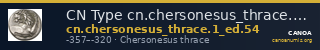 CN Type cn.chersonesus_thrace.1_ed.54 — CANOA