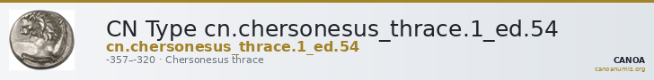 CN Type cn.chersonesus_thrace.1_ed.54 — CANOA