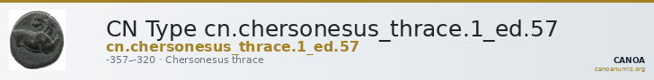 CN Type cn.chersonesus_thrace.1_ed.57 — CANOA