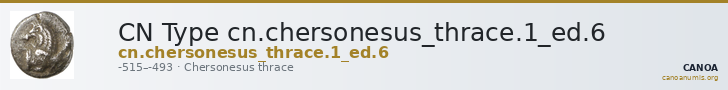 CN Type cn.chersonesus_thrace.1_ed.6 — CANOA