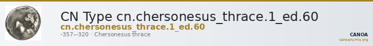 CN Type cn.chersonesus_thrace.1_ed.60 — CANOA
