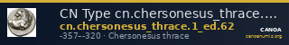 CN Type cn.chersonesus_thrace.1_ed.62 — CANOA