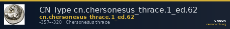 CN Type cn.chersonesus_thrace.1_ed.62 — CANOA