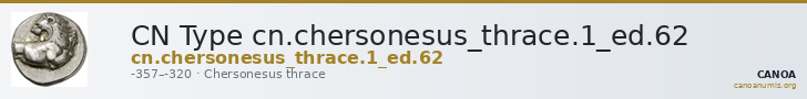 CN Type cn.chersonesus_thrace.1_ed.62 — CANOA