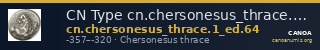 CN Type cn.chersonesus_thrace.1_ed.64 — CANOA