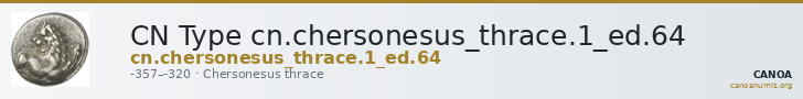 CN Type cn.chersonesus_thrace.1_ed.64 — CANOA