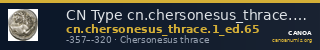 CN Type cn.chersonesus_thrace.1_ed.65 — CANOA