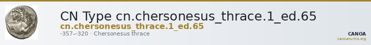 CN Type cn.chersonesus_thrace.1_ed.65 — CANOA
