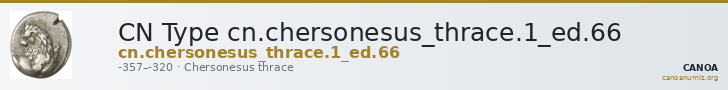 CN Type cn.chersonesus_thrace.1_ed.66 — CANOA