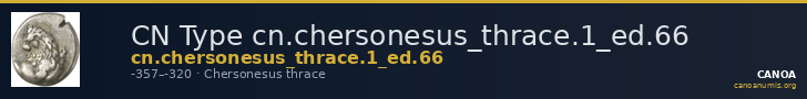 CN Type cn.chersonesus_thrace.1_ed.66 — CANOA