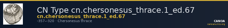 CN Type cn.chersonesus_thrace.1_ed.67 — CANOA