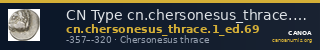 CN Type cn.chersonesus_thrace.1_ed.69 — CANOA