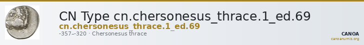 CN Type cn.chersonesus_thrace.1_ed.69 — CANOA