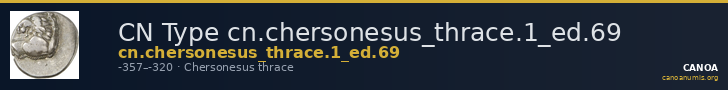 CN Type cn.chersonesus_thrace.1_ed.69 — CANOA
